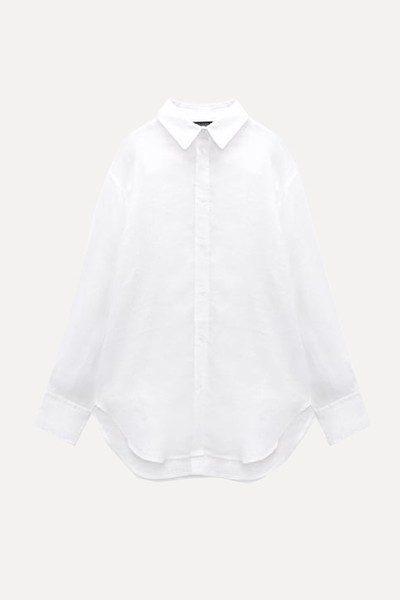 Button-Up Linen Shirt from Zara