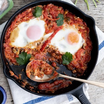 Mexican Mushroom Shakshuka