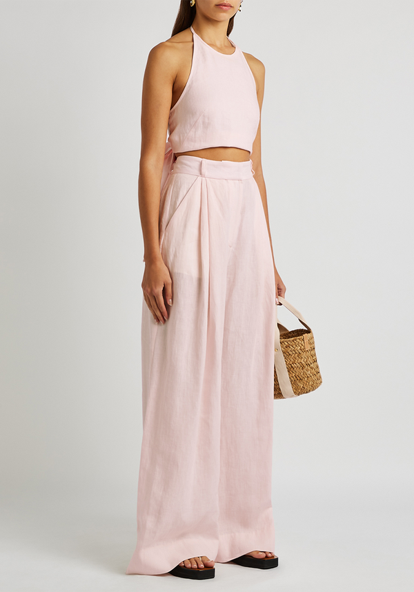 Molly Wide-Leg Linen Trousers from Three Graces