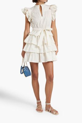 Lulua Ruffled Cotton-Poplin Mini Dress from Ulla Johnson