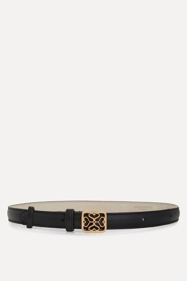 Monogram Thin Buckle Belt