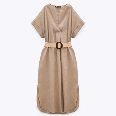 Tunic Dress With Belt