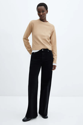 Mid-Rise Corduroy Trousers from Mango