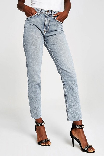 The Norma Light Blue Straight Jeans