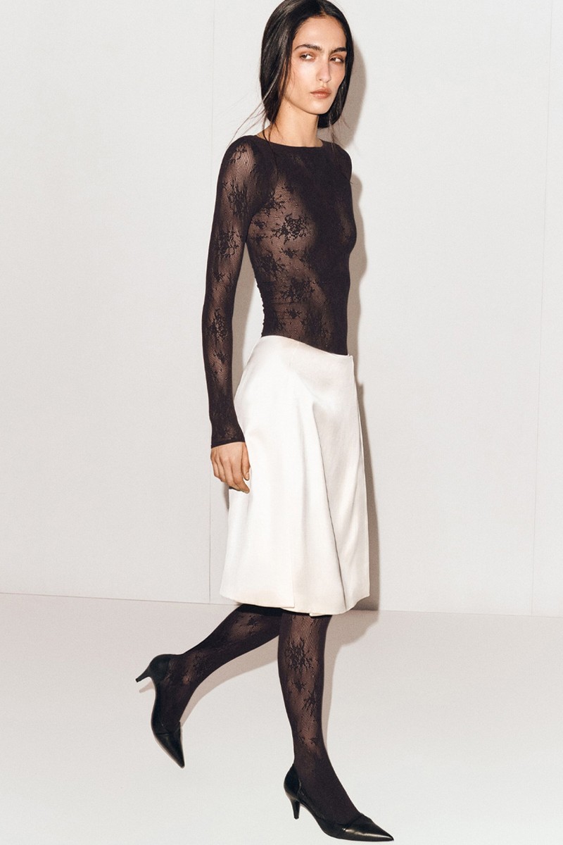 Satin Wrap Skirt from COS