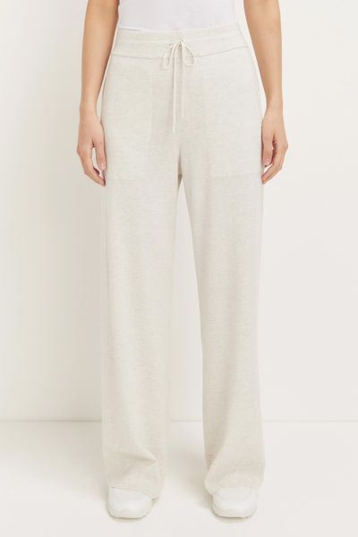 Exposed Pocket Wide Leg Trousers