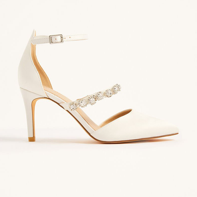 Pearly Strap Satin Bridal Sandals from Monsoon