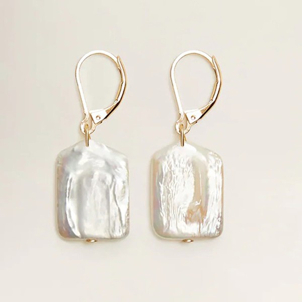 Natural Pearl Earrings from Mango
