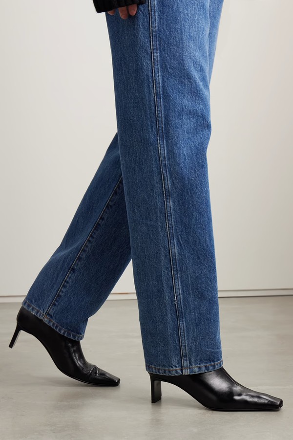 Ona Leather Ankle Boots from KHAITE