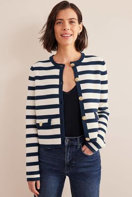 Holly Cropped Knitted Jacket from Boden