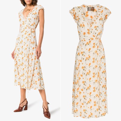 Exclusive Gwenyth Floral Wrap Dress