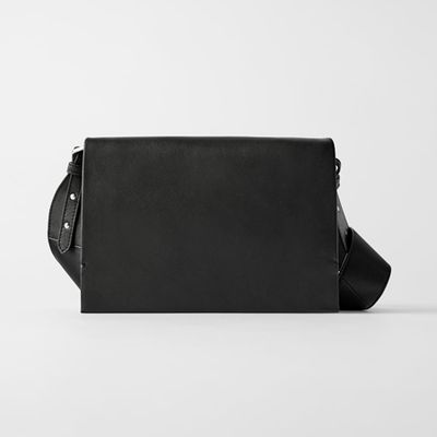 Minimalist Leather Crossbody Bag from Zara