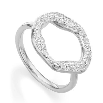 Riva Diamond Circle Ring