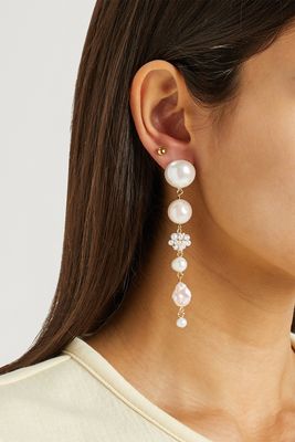 Freshwater Pearl-Drop-Earrings from Completedworks