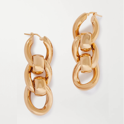 Gold-Tone Earrings from Bottega Veneta
