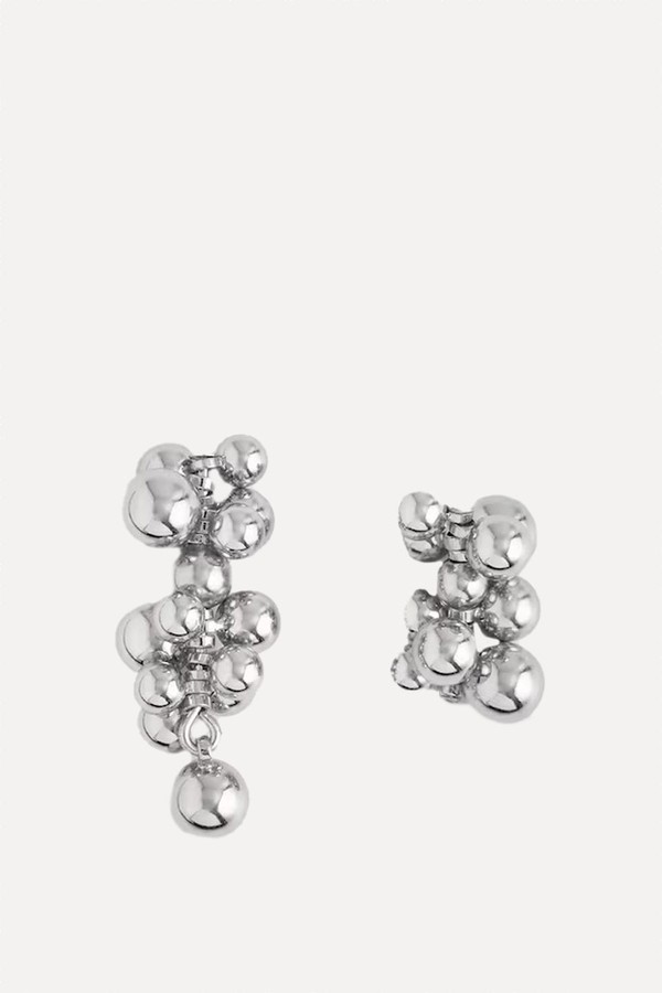 Mismatched Clustered Earrings from  COS