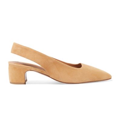 Danielle Suede Slingback Pumps from By Far