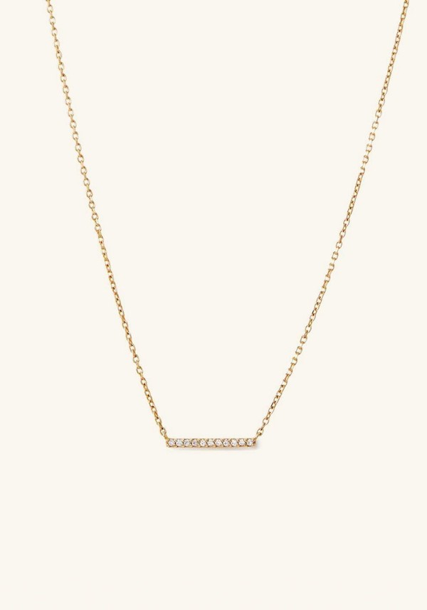 Diamonds Line Necklace
