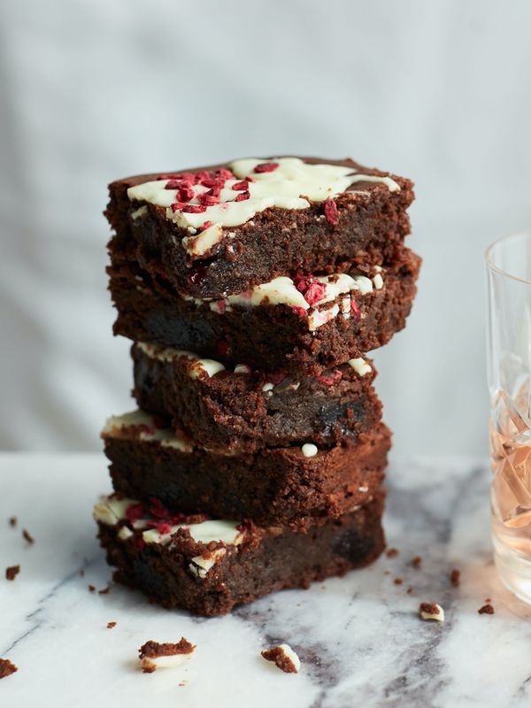 Raspberry And White Chocolate Brownie