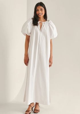 Organic Maxi Volume Cotton Dress from NA-KD
