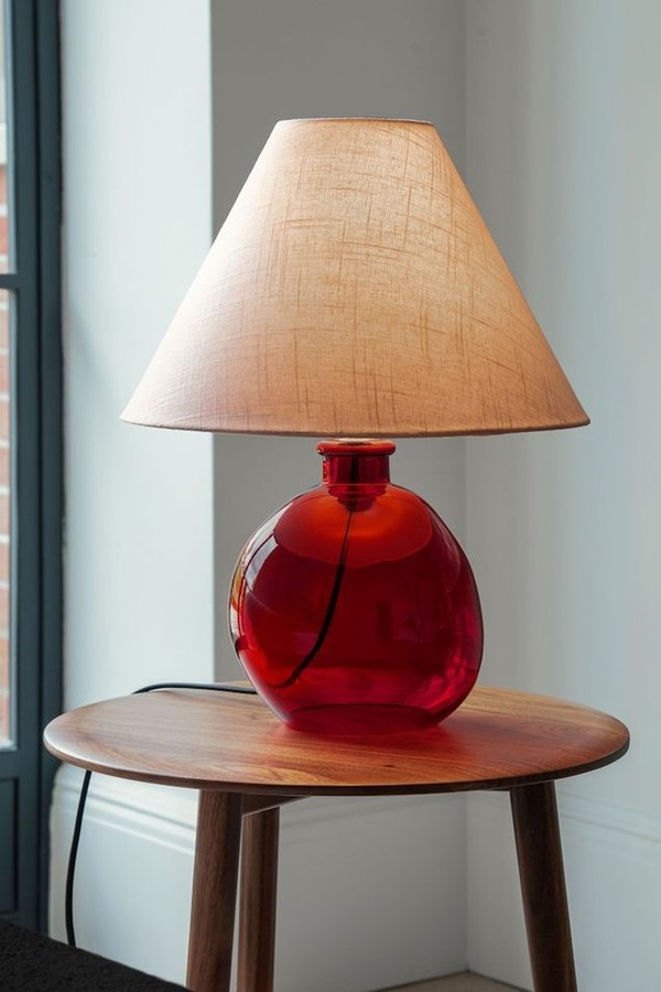 Hand Blown Glass Table Lamp