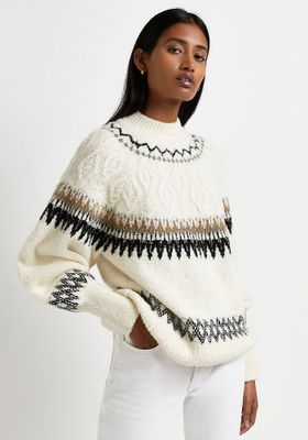 Fair Isle Knitted Jumper from River Island