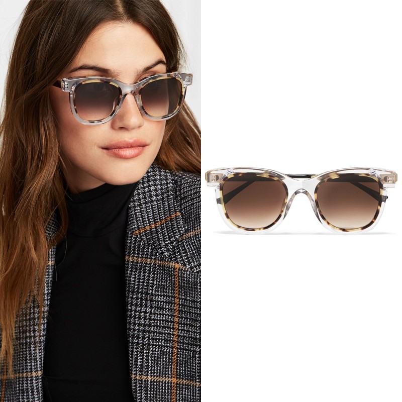 Cat-Eye Tortoiseshell Sunglasses from Theirry Lasry