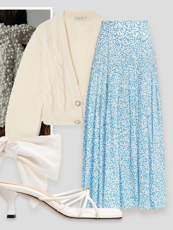 Debit Vs. Credit: Try This Cardi And Midi Skirt Look