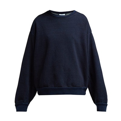 Balloon Sleeved Jersey Sweatshirt from Raey