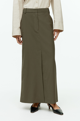 Long Wool-Blend Skirt from ARKET