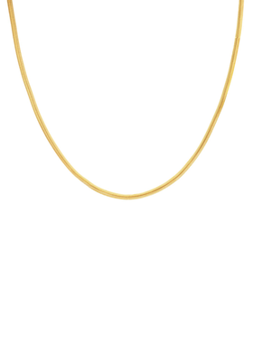 Oval Snake Chain Necklace