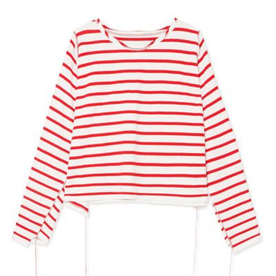 Striped Cotton Top from MM6 Maison Margiela