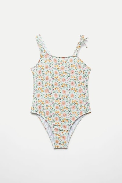 Floral Print Swimsuit from Mango