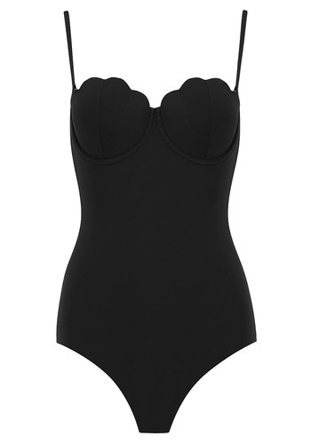 The Contour Swimsuit - True Black from Arabella London