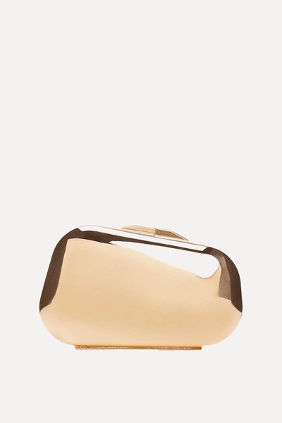 Metallic Clutch Bag from Mango