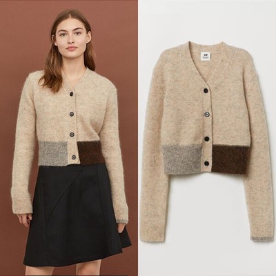 Short Wool-blend Cardigan