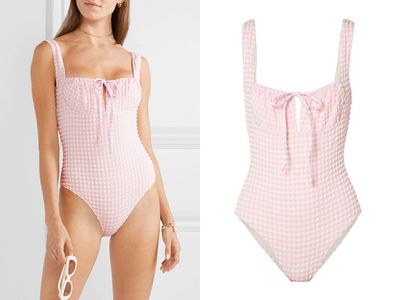 Gingham Seersucker Swimsuit from Solid & Striped