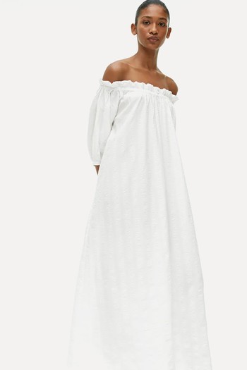 Off Shoulder Maxi Dress from ARKET