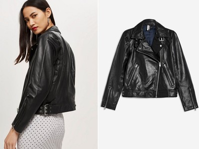 Black Leather Biker Jacket