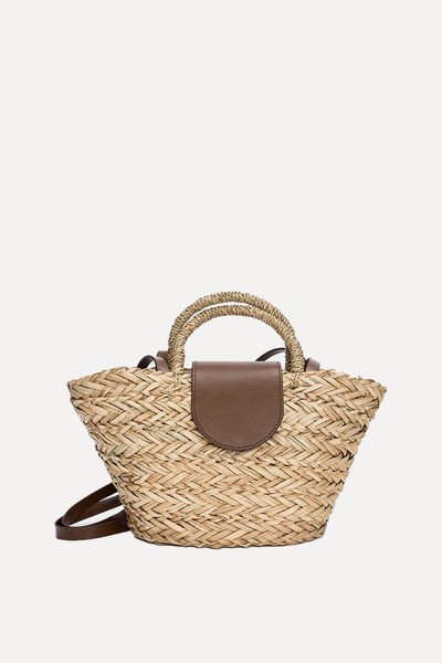 Natural Fibre Tote Bag from Pull&Bear