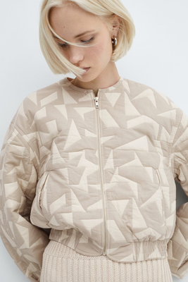 Cotton Quilted Jacket, £89.99 | Mango