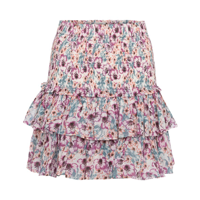 Naomi Floral Cotton Miniskirt from Isabel Marant