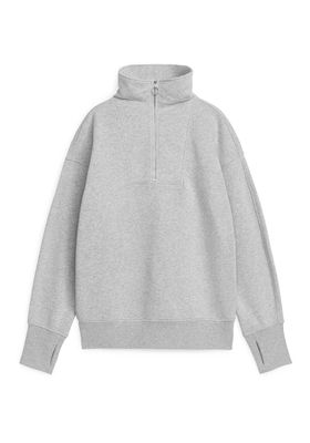 Soft Half-Zip Sweatshirt from Arket 