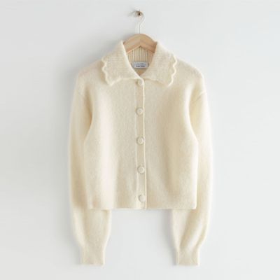 Statement Collar Knit Cardigan from & Other Stories