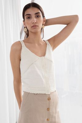 Cotton Crochet Tank Top from & Other Stories