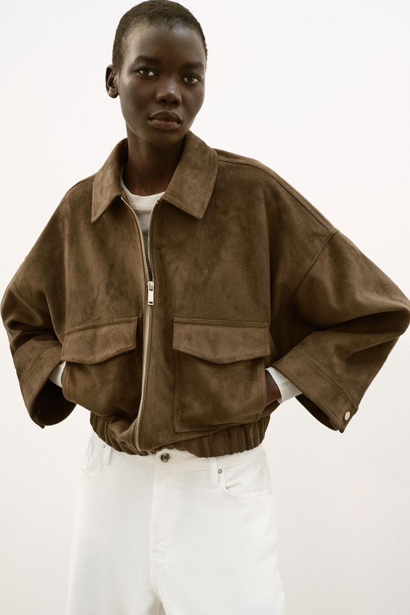 Faux Suede Jacket from Zara