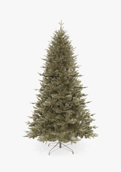 Midas Gold Unlit Christmas Tree, 7ft from John Lewis