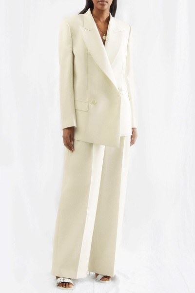 High Rise Pleated Suit Trousers from Alexander McQueen