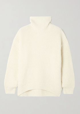 Sydney Ribbed-Knit Turtleneck Sweater from Anine Bing