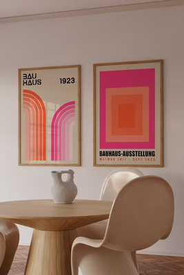 Geometric Bauhaus Print Set, £11.20 | Luxeposterco